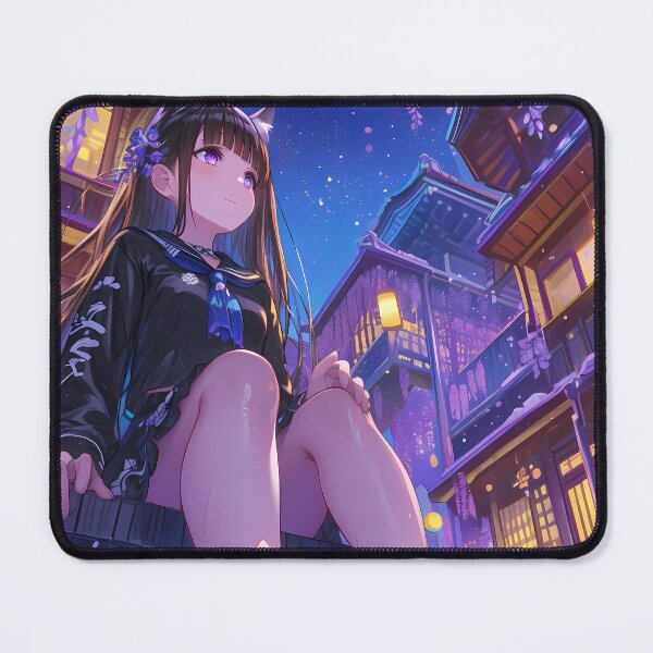 Item preview, Anime Noshiro Azur Lane Game Yukata Moonlit Wisteria Dream designed and sold by juniorcastros.
