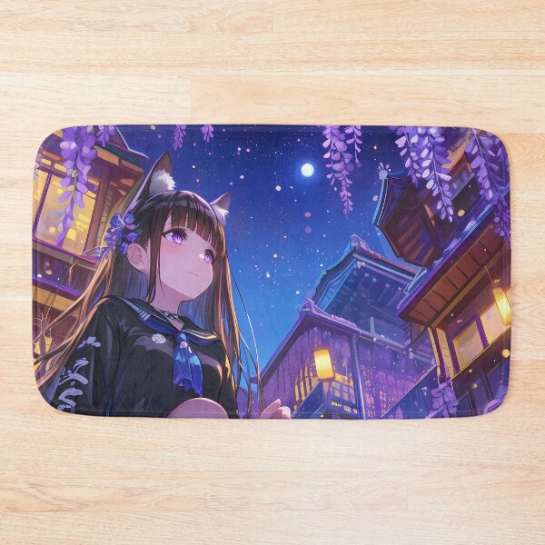 Item preview, Anime Noshiro Azur Lane Game Yukata Moonlit Wisteria Dream designed and sold by juniorcastros.