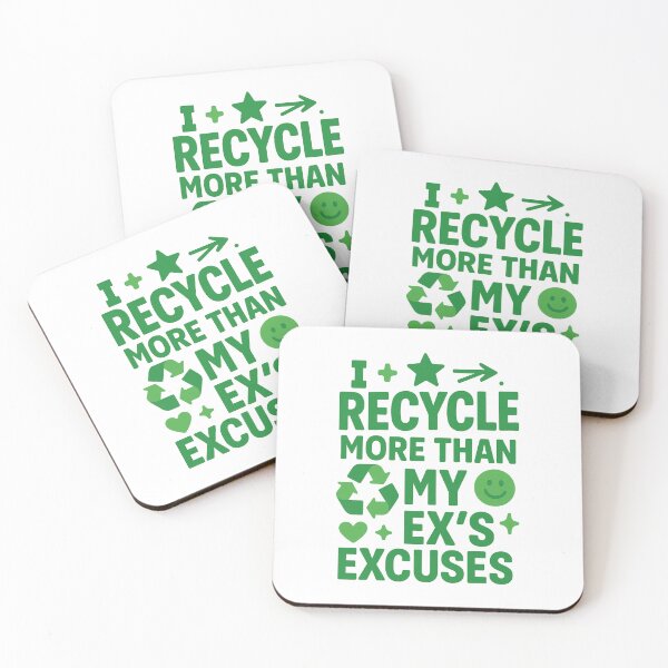 Item preview, I Recycle More Than My Ex’s Excuses – Eco Humor Tee designed and sold by Aube11.