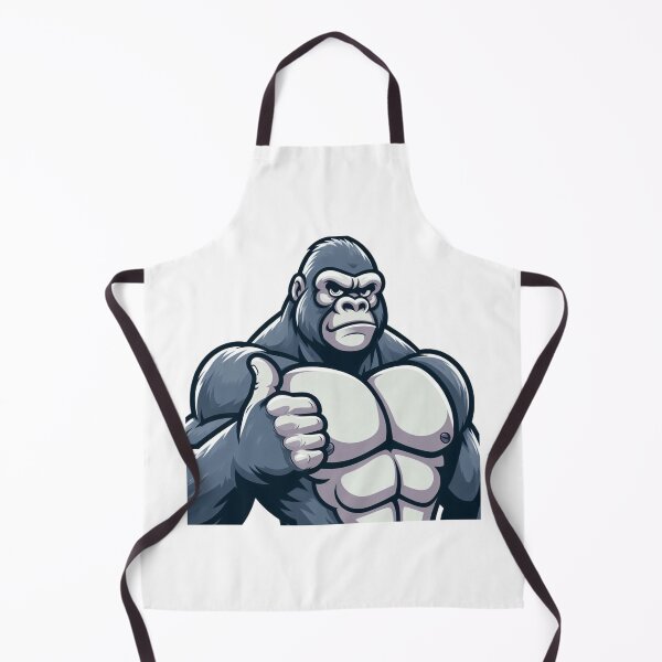Item preview, Confident Gorilla Thumbs Up – Strong Cartoon Animal Art designed and sold by Confuzz1ed.