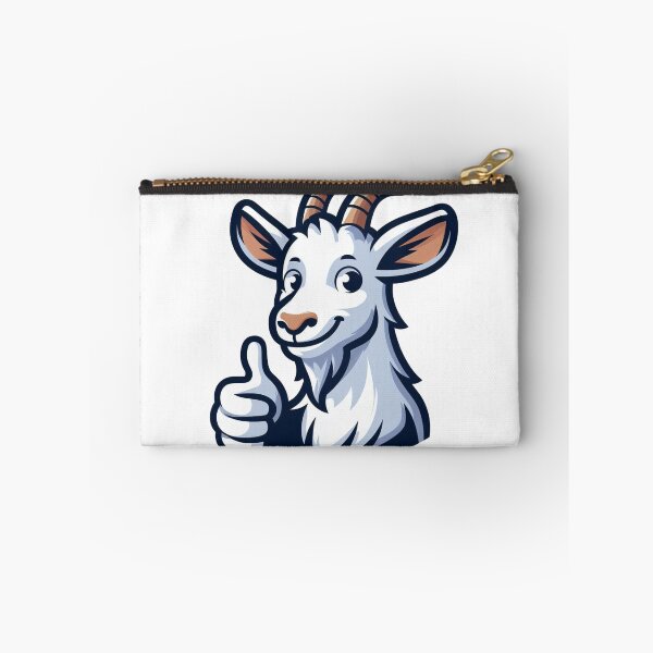 Item preview, Quirky Goat Thumbs Up – Funny Cartoon Farm Animal designed and sold by Confuzz1ed.