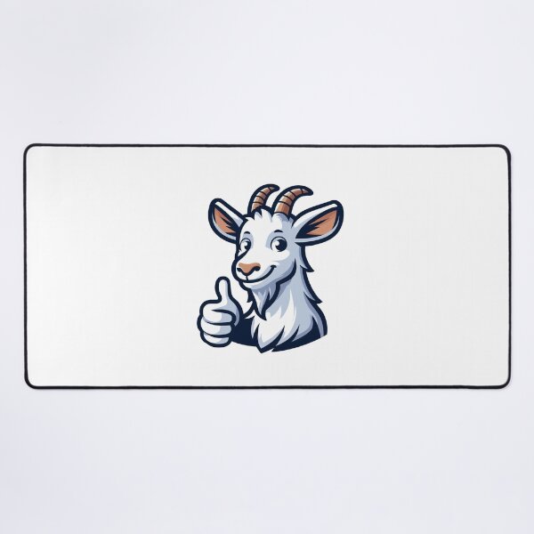 Item preview, Quirky Goat Thumbs Up – Funny Cartoon Farm Animal designed and sold by Confuzz1ed.