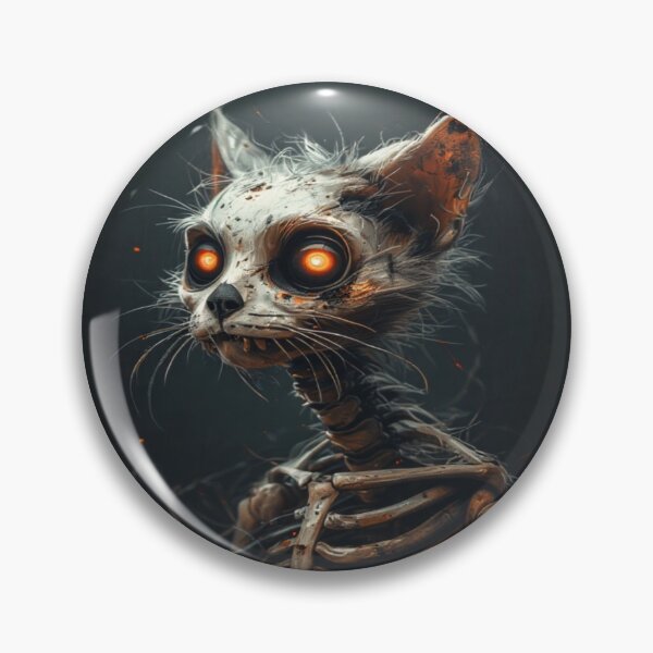 Item preview, Skeleton Zombie Cat - Halloween 2025 designed and sold by SuperVenus.