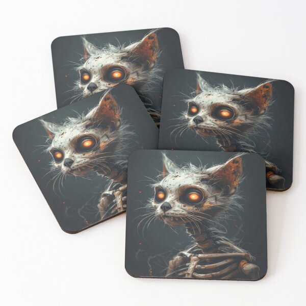 Item preview, Skeleton Zombie Cat - Halloween 2025 designed and sold by SuperVenus.