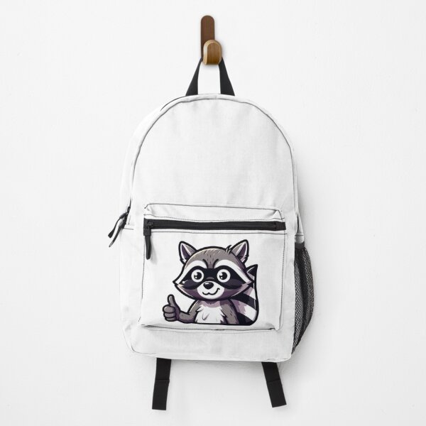 Item preview, Cheeky Raccoon Thumbs Up – Mischievous Cartoon Animal designed and sold by Confuzz1ed.