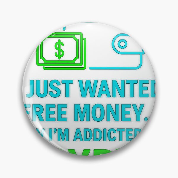 Item preview, Crypto Addict Neon Quote – Transparent Digital PNG designed and sold by Aucia.