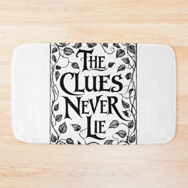 Item preview, Mystery Quotes Cozy Detective Fairytale Whimsical Book Club Sayings Black Text designed and sold by adlibmaria.