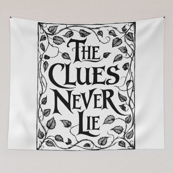 Item preview, Mystery Quotes Cozy Detective Fairytale Whimsical Book Club Sayings Black Text designed and sold by adlibmaria.