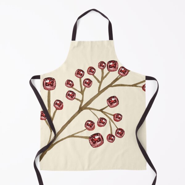 Item preview, Red Beaded Berries Botanical Art designed and sold by NAMKAT.