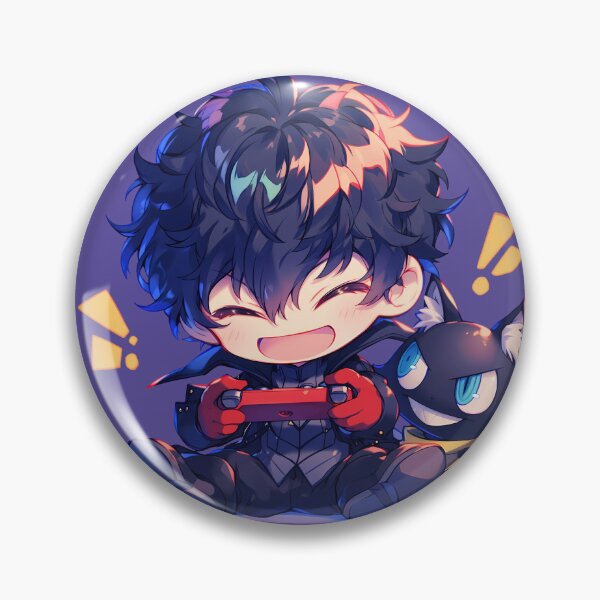 Item preview, Ren Amamiya Chibi Gaming Epic Hero Persona 5 Game designed and sold by juniorcastros.
