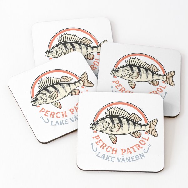 Item preview, Perch Patrol Lake Vanern Sweden Fishing designed and sold by AntiqueImages.