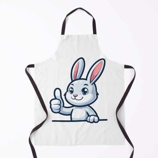 Item preview, Thumbs Up Bunny – Cheerful Cartoon Rabbit Design designed and sold by Confuzz1ed.