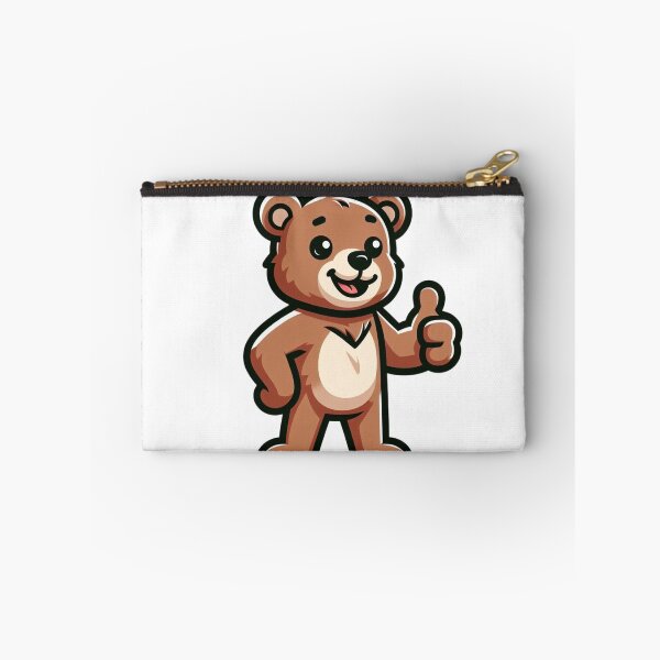 Item preview, Confident Cartoon Bear Thumbs Up – Friendly Animal Art designed and sold by Confuzz1ed.