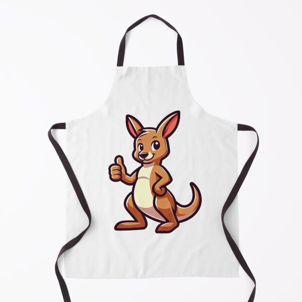 Item preview, Cartoon Kangaroo Thumbs Up – Happy Aussie Animal Art designed and sold by Confuzz1ed.