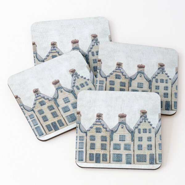 Item preview, Delfts blue nostalgic gabled houses on a row designed and sold by Photopat.
