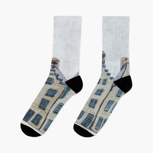 Item preview, Delfts blue nostalgic gabled houses on a row designed and sold by Photopat.