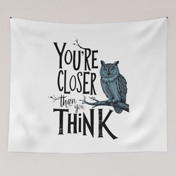 Item preview, Medieval Fantasy Owl Mystery Lovers Book Club Quote Black Text designed and sold by adlibmaria.