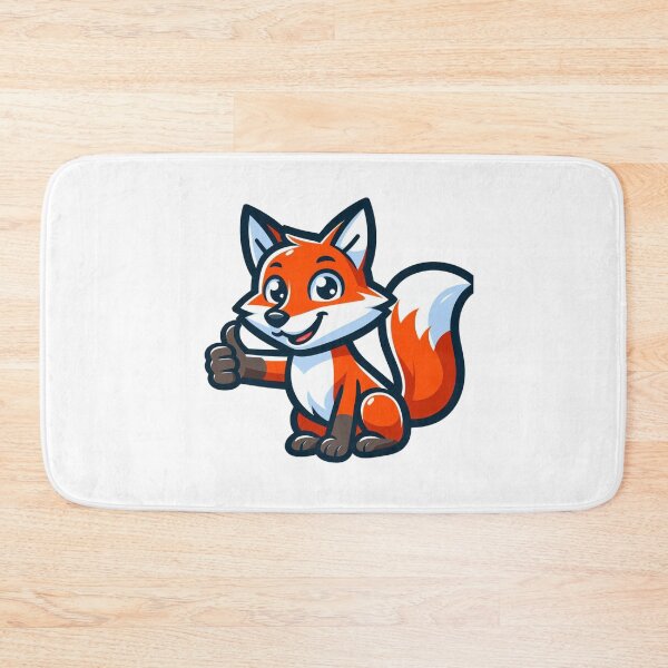 Item preview, Cartoon Fox Giving Thumbs Up – Cheerful Animal Art designed and sold by Confuzz1ed.