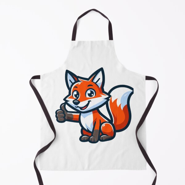 Item preview, Cartoon Fox Giving Thumbs Up – Cheerful Animal Art designed and sold by Confuzz1ed.