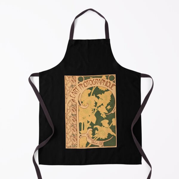 Aperçu de l'œuvre L'Art Photographique Affiche par Alphonse Mucha | 1896 Art Nouveau Photography Print| vintage Camera Wall Art| Élégant décor publicitaire floral créée et vendue par artofuniverse.