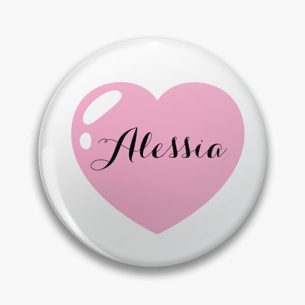 Item preview, Alessia Name with pink Heart  designed and sold by Monika Howarth.