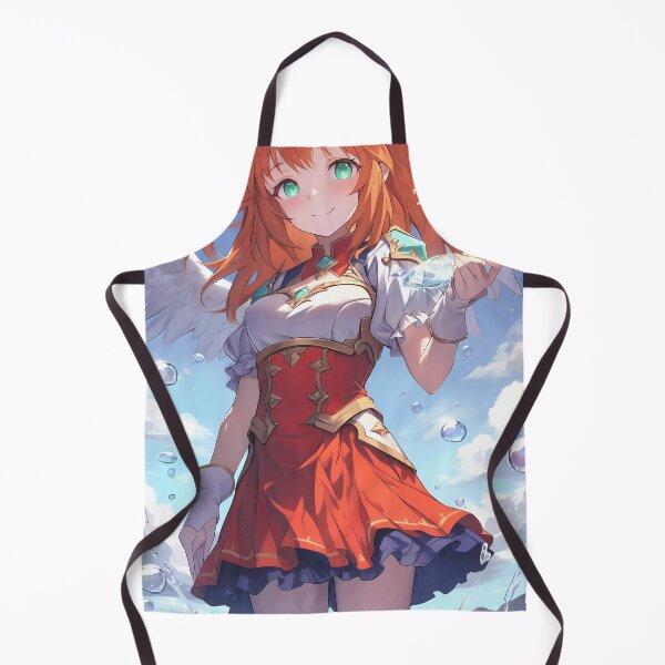 Item preview, Rino Princess Connect Orange Hair Angel Anime Girl Crystal Wings Water Magic Gentle designed and sold by earlobejerk.