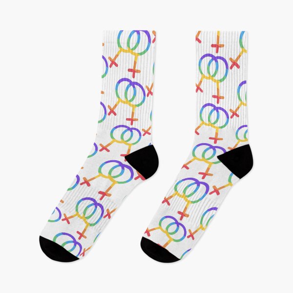 Item preview, Lesbian symbol in in LGBTQ+ pride colors.  designed and sold by Tanysha54.