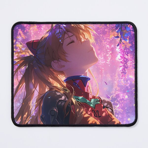 Item preview, Neon Fiery Wisteria Embrace Asuka Langley Soryu Evangelion Anime designed and sold by earlobejerk.