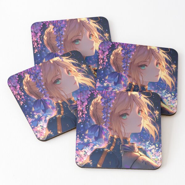 Item preview, Fate Stay Night Elegant Noble Saber FateStayNight Anime Wisteria Garden Knight Portrait designed and sold by earlobejerk.