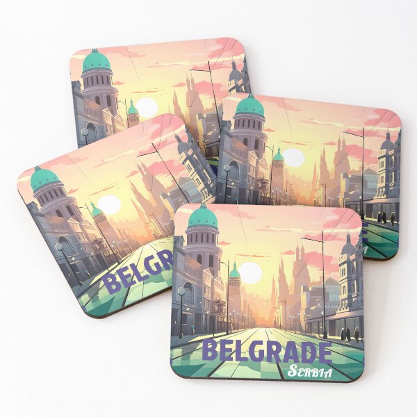 Item preview, Belgrade Serbia Travel Poster Wall Home Decor Art designed and sold by GTwoThree.