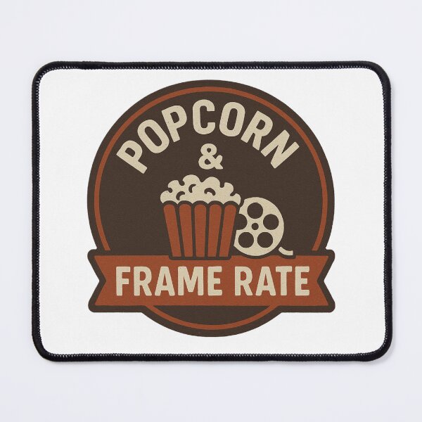 Item preview, Popcorn & Frame Rate – Retro Design for Movie Buffs & Gamers designed and sold by LoomisDreams.