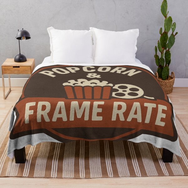 Item preview, Popcorn & Frame Rate – Retro Design for Movie Buffs & Gamers designed and sold by LoomisDreams.