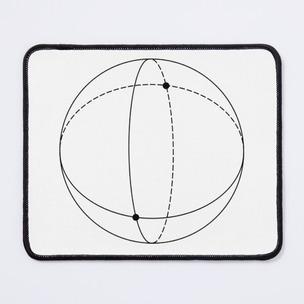 Item preview, Geometric Sphere with Dashed Lines Illustration designed and sold by SAMNagy.