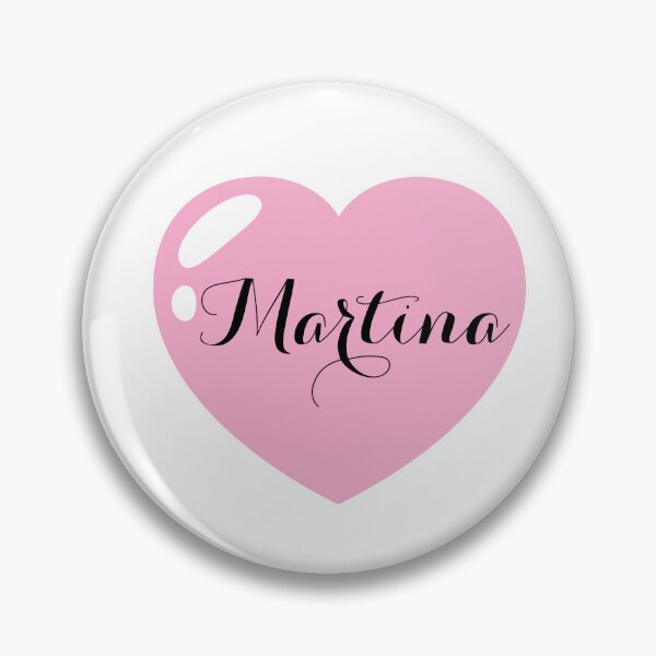 Item preview, Martina Name with pink Heart  designed and sold by Monika Howarth.