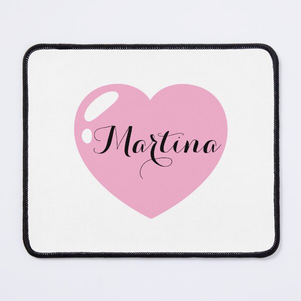 Item preview, Martina Name with pink Heart  designed and sold by Monika Howarth.