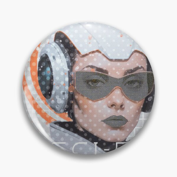 Item preview, Sci-Fi Cyberpunk Retro | Future Pop Art Woman designed and sold by Shopunte.