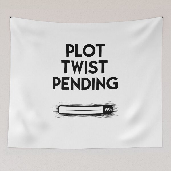 Item preview, Detective Mystery Lovers Plot Twist Loading Book Club Black Text designed and sold by adlibmaria.