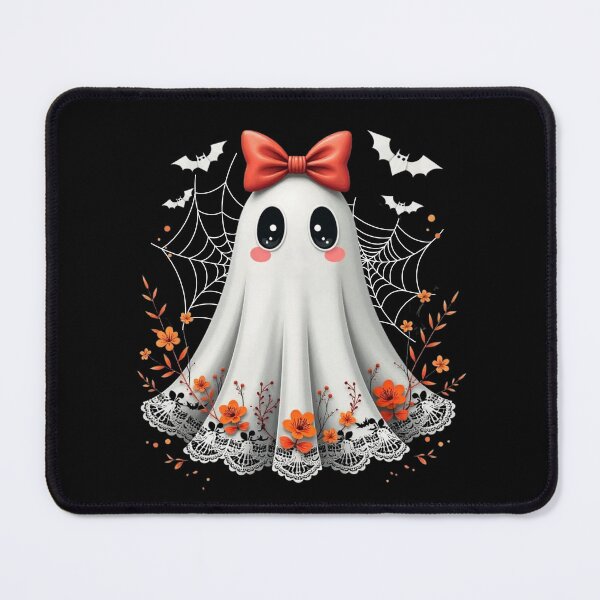 Item preview, Cute Lace Ghost, Boo In Boojee, Halloween Boo Lace Bow, Halloween, Boo Ghost Shirt, Cute Boo Halloween Sublimation Design designed and sold by OctonoteStudio.