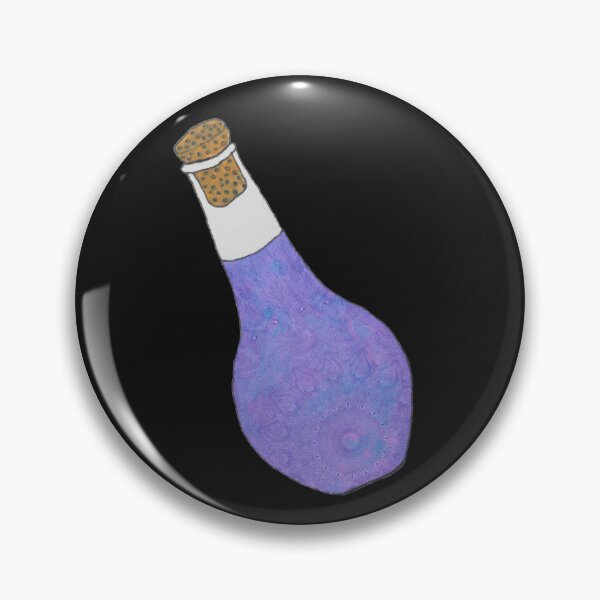 Artikelvorschau, Lila gemusterte Zaubertrankflasche entworfen und verkauft von SCArtAndGames.