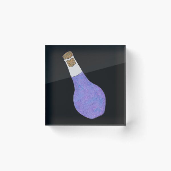 Item preview, Purple Patterned Potion Bottle designed and sold by SCArtAndGames.