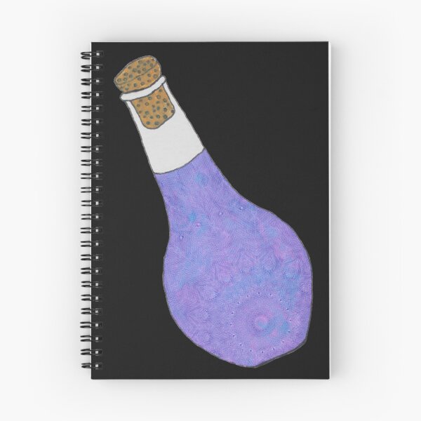 Item preview, Botella de poción con estampado morado designed and sold by SCArtAndGames.