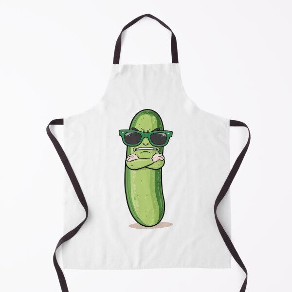 Item preview, Cool Angry Pickle with Attitude designed and sold by PinkiPop Studio.