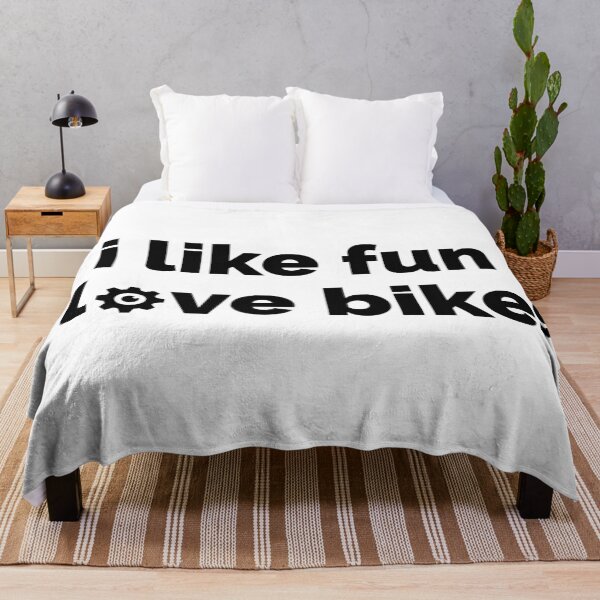 Item preview, I Like Fun I Love Bikes designed and sold by Esskay Designs.