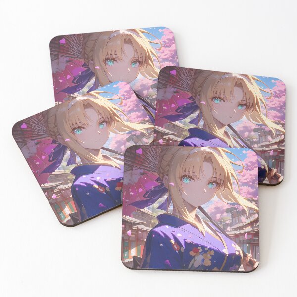 Item preview, Alice Zuberg Sword Art Online Anime Sakura Kimono Elegance designed and sold by earlobejerk.
