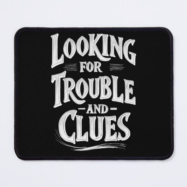 Item preview, Retro Vintage Cozy Detective Mystery Book Club Quote  designed and sold by adlibmaria.
