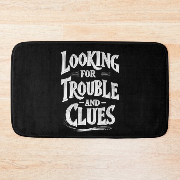 Item preview, Retro Vintage Cozy Detective Mystery Book Club Quote  designed and sold by adlibmaria.