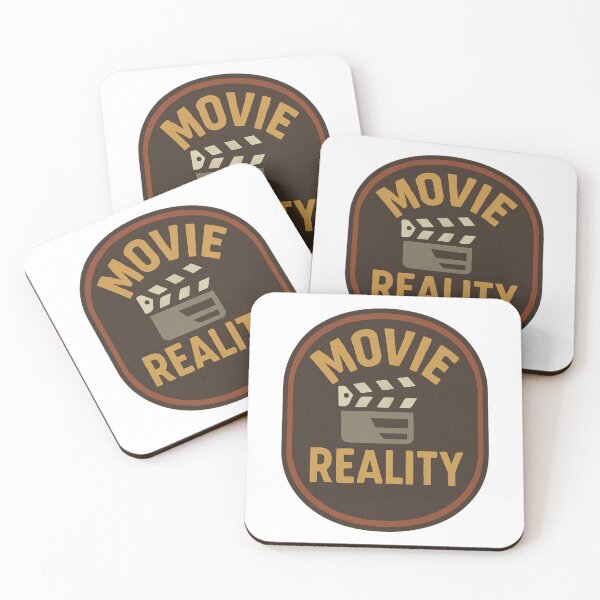 Item preview, Movie Reality – Retro Badge Between Fiction & Truth designed and sold by LoomisDreams.