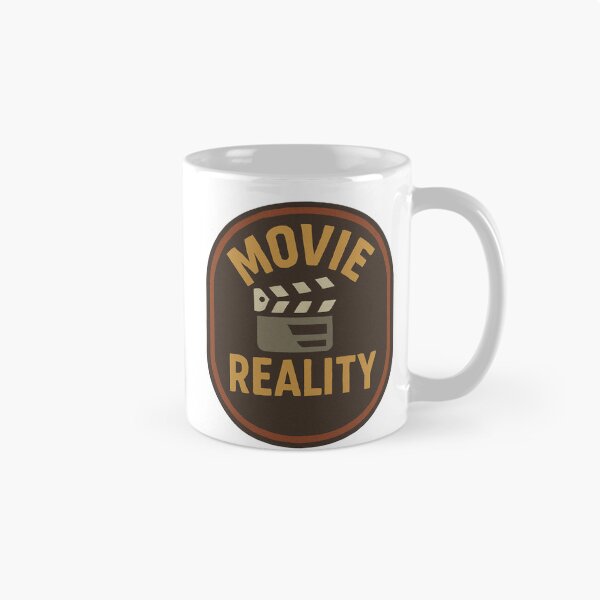 Item preview, Movie Reality – Retro Badge Between Fiction & Truth designed and sold by LoomisDreams.
