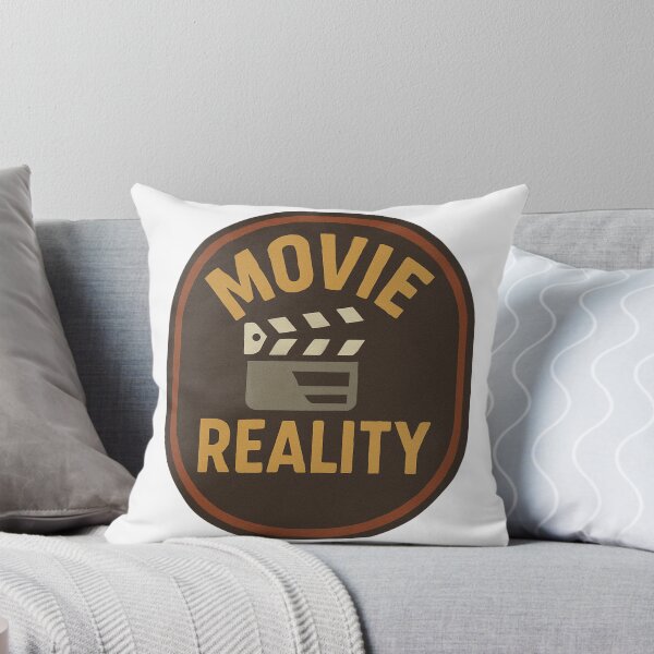 Item preview, Movie Reality – Retro Badge Between Fiction & Truth designed and sold by LoomisDreams.