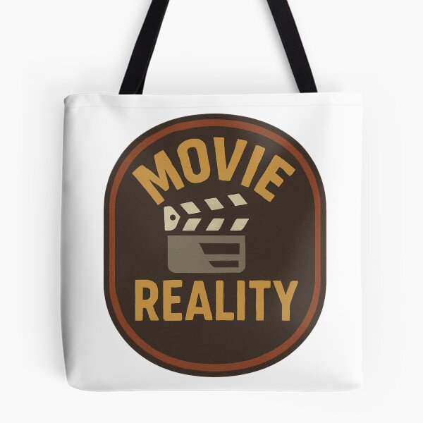 Item preview, Movie Reality – Retro Badge Between Fiction & Truth designed and sold by LoomisDreams.